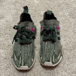 Women’s adidas army print sneakers